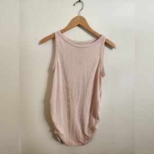 GAP Maternity Women's Sleeveless Tank Top Light‎ Blush Pink Large